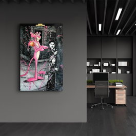 Wallity Pintura Decorativa de Vidrio Templado SPR-1111 46 x 72 cm